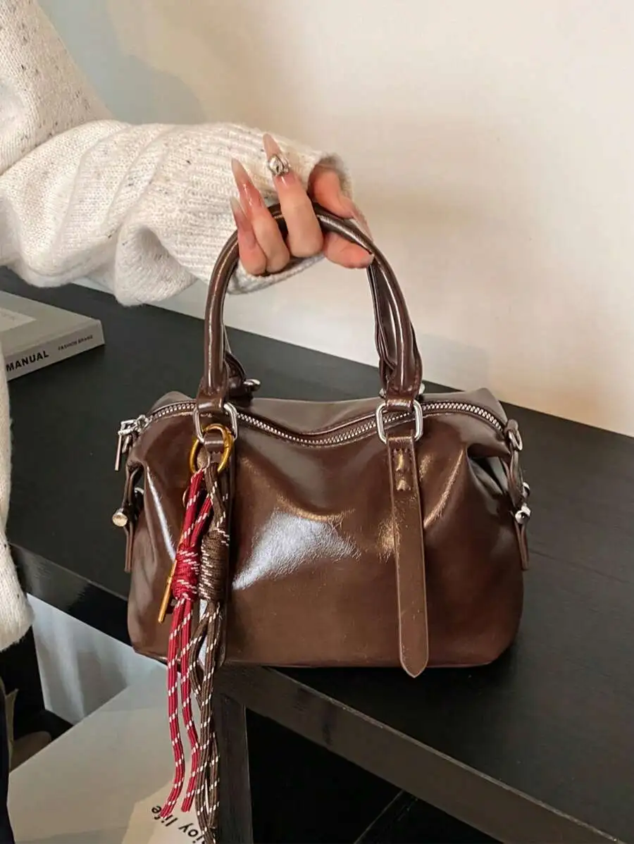 高級ハンドバッグ ファッション レトロ デイリー トートバッグ