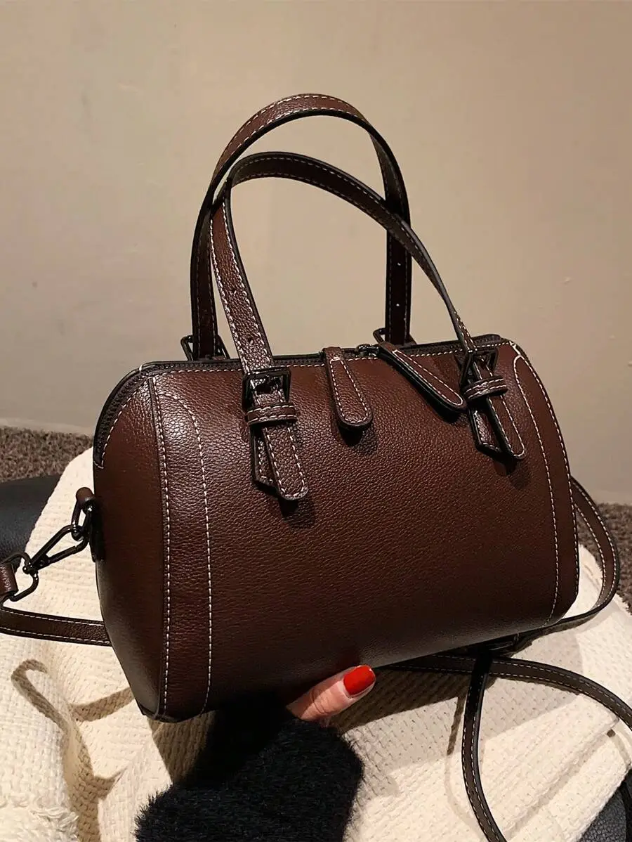 エレガント 上質 持ちやすい ボストンバッグ