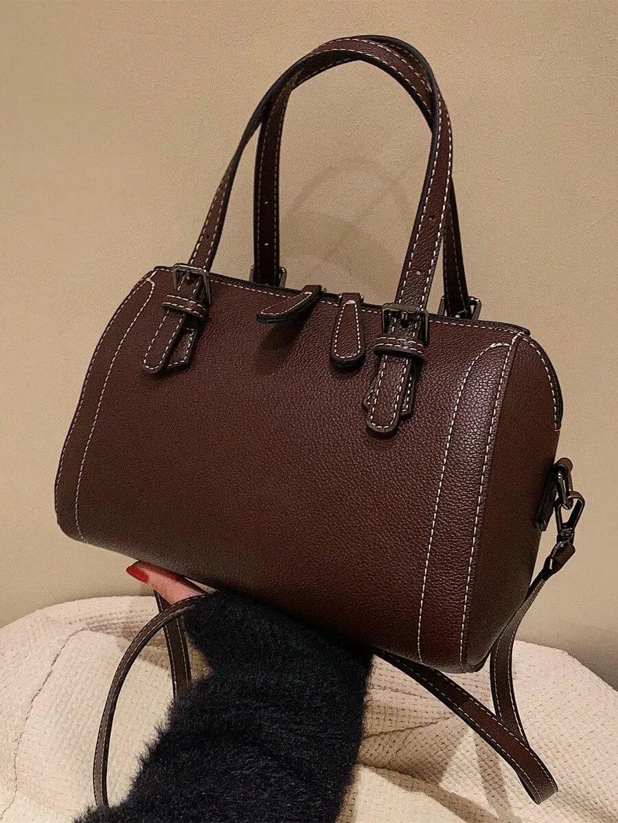 エレガント 上質 持ちやすい ボストンバッグ