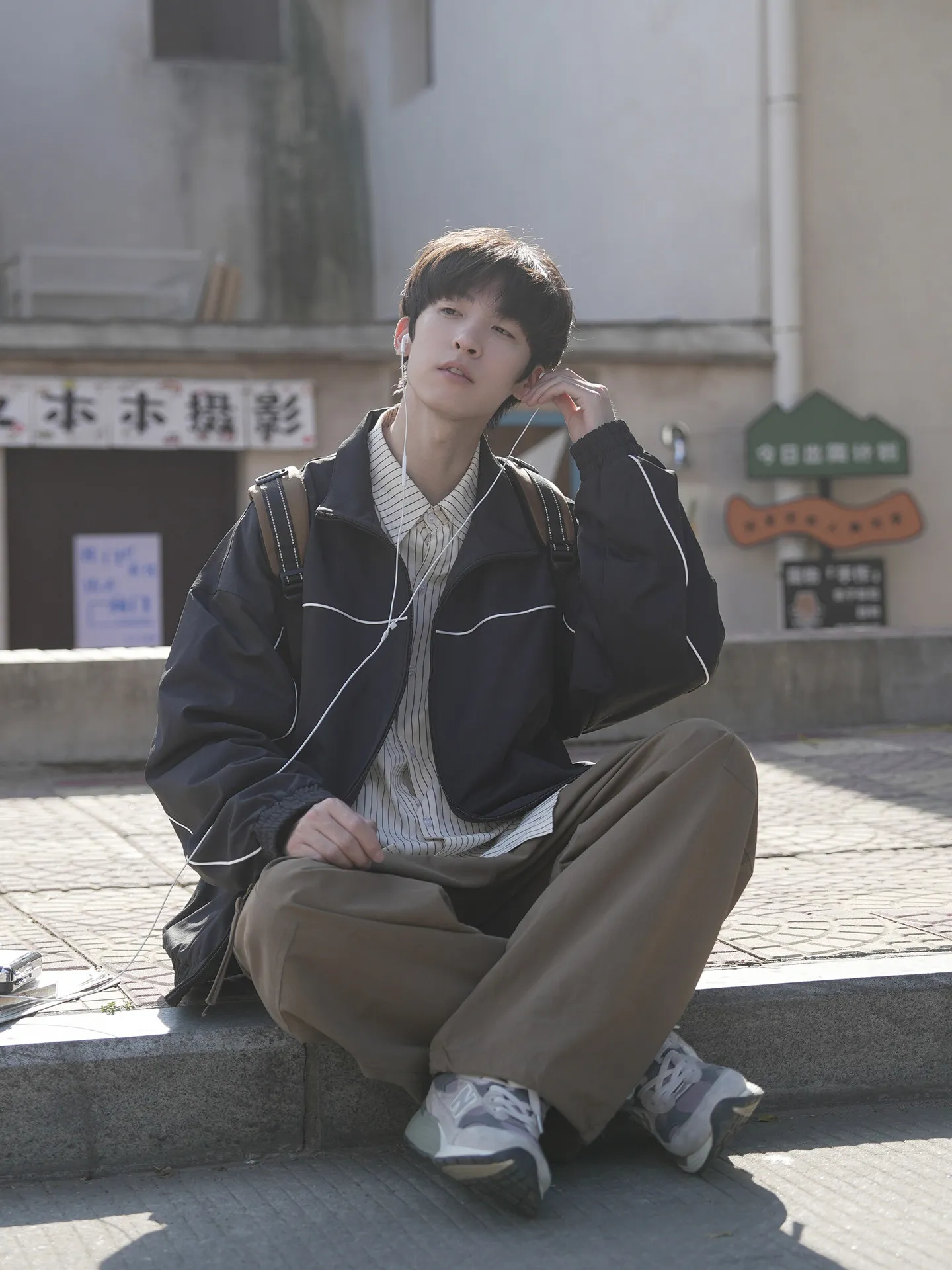 大好評 バイカラー カジュアル カッコイイ スタンドネック ジャケット