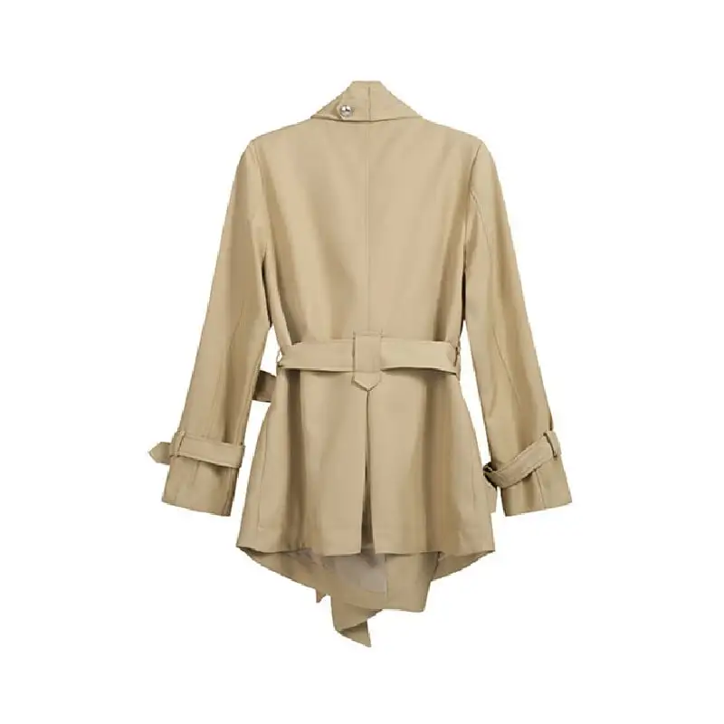 アウター トレンチコート ドレープ 抜け感 ビッグシルエット