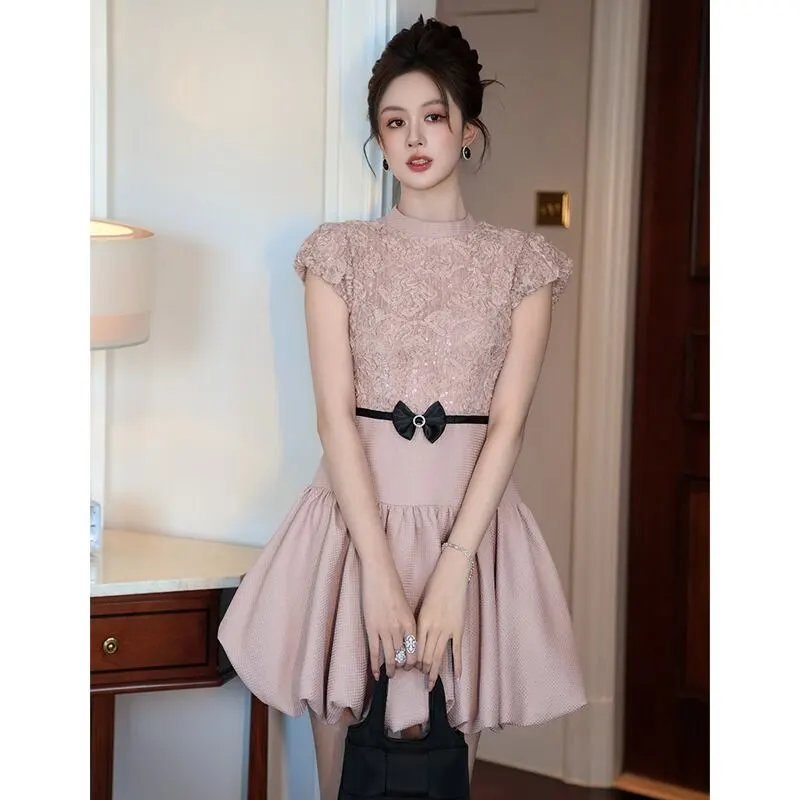 ワンピース スウィート パフスリーブ