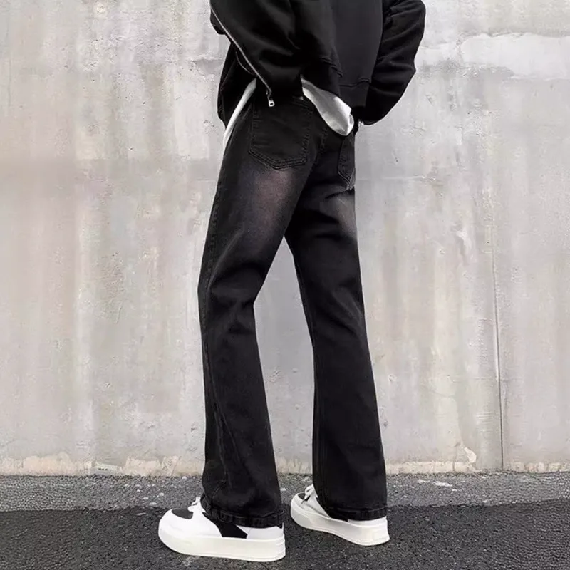 大好評 履きやすい レトロ カジュアル デニムパンツ