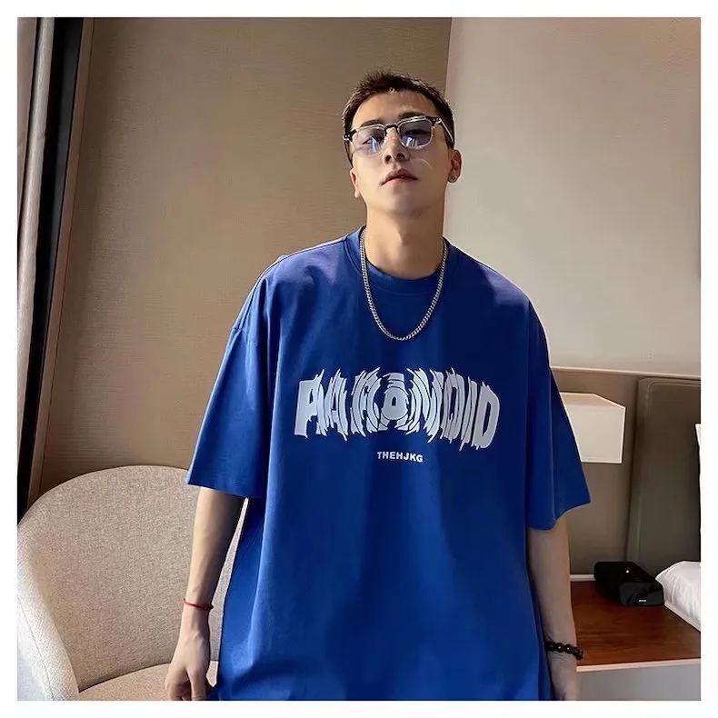 絶対欲しい！ルーズ カジュアル ラウンドネック アルファベット Tシャツ