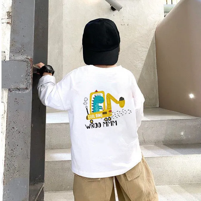 【90-160cm】人気上昇中 スタイリッシュ カジュアル 新作 男の子 長袖 Tシャツ