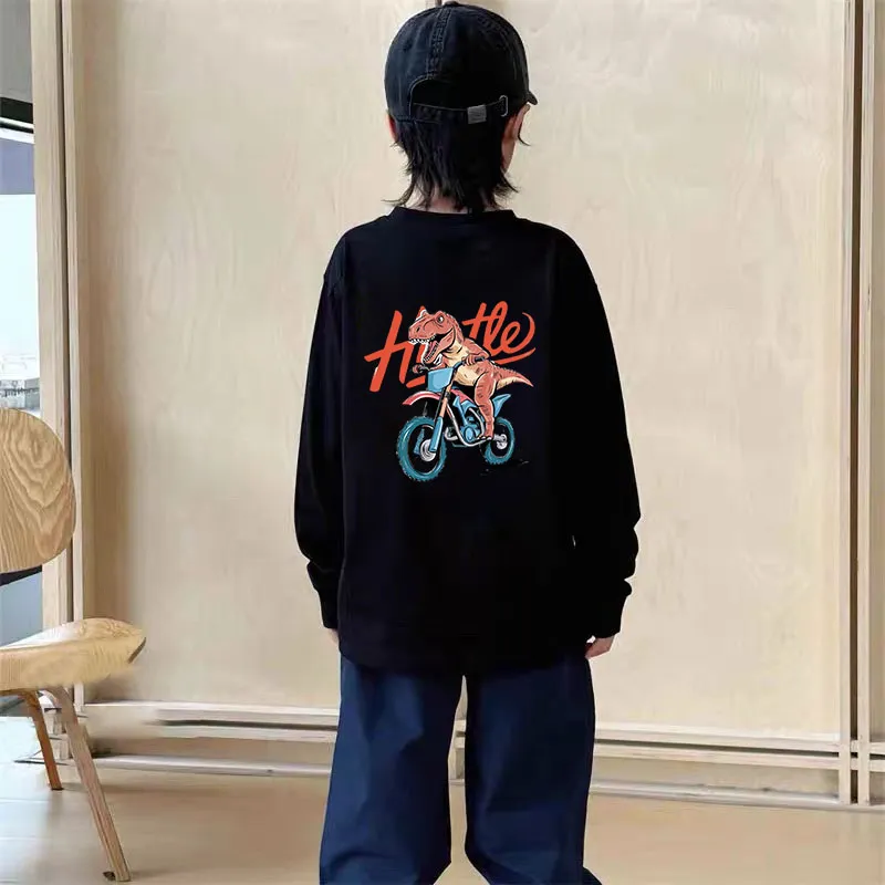 【110-170cm】着回し力抜群 今季大注目 カジュアル 動きやすい 男の子 長袖 Ｔシャツ